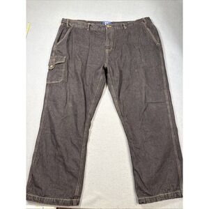 JEANS Men's 48  Arctic Bear Heavy Fleece Lined Expandable Waist HABANDS